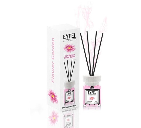 EYFEL Dyfuzor zapachowy z patyczkami - Flower Garden 120ml EYFEL Dyfuzor zapachowy z patyczkami - Flower Garden 120ml