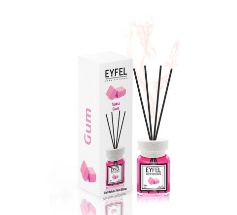 EYFEL Dyfuzor zapachowy z patyczkami - Gum 120ml EYFEL Dyfuzor zapachowy z patyczkami - Gum 120ml