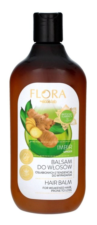 FLORA Balsam do włosów osłabionych z tendencją do wypadania Imbir 500 ml