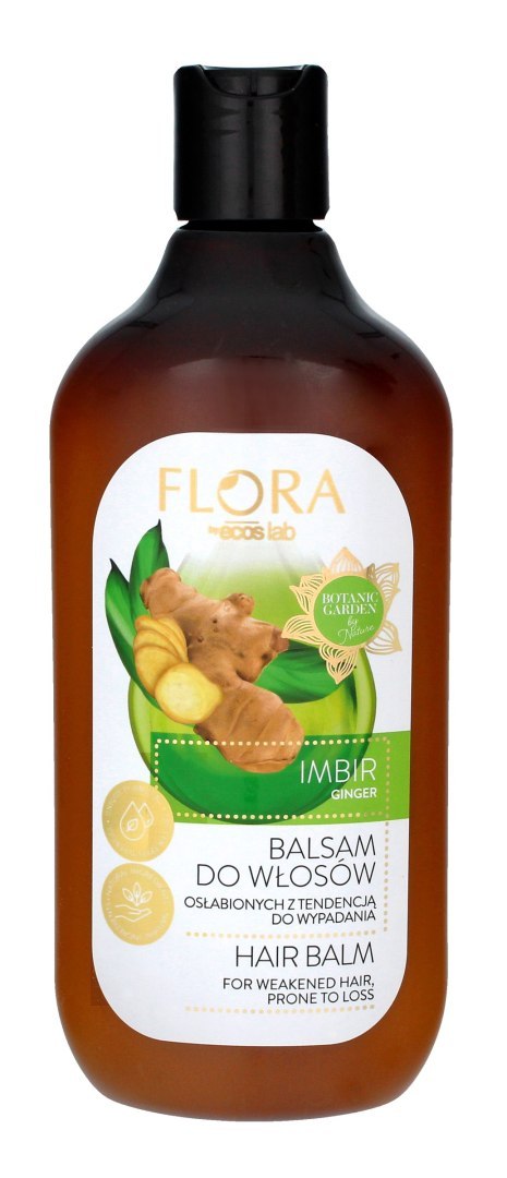 FLORA Balsam do włosów osłabionych z tendencją do wypadania Imbir 500 ml FLORA Balsam do włosów osłabionych z tendencją do wypadania Imbir 500 ml