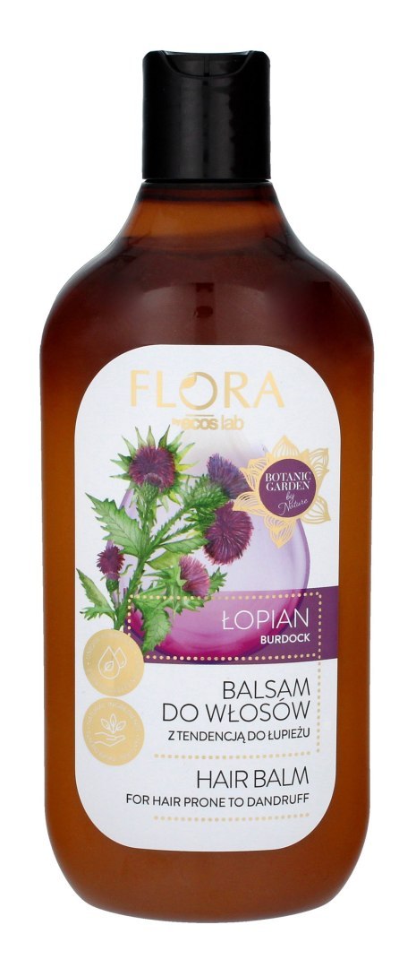 FLORA Balsam do włosów z tendencją do łupieżu Łopian 500 ml FLORA Balsam do włosów z tendencją do łupieżu Łopian 500 ml