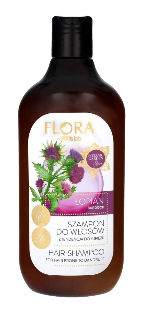 FLORA Szampon do włosów z tendencją do łupieżu Łopian 500 ml