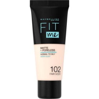 Fit Me Matte & Poreless Foundation matujący podkład do twarzy 102 Fair Ivory 30ml