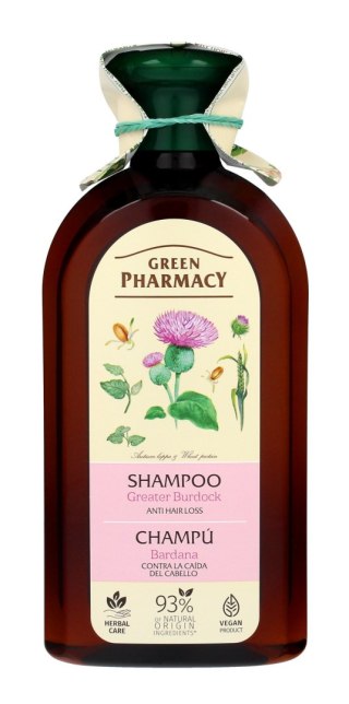 GREEN PHARMACY Szampon do każdego rodzaju włosów Łopian 350 ml