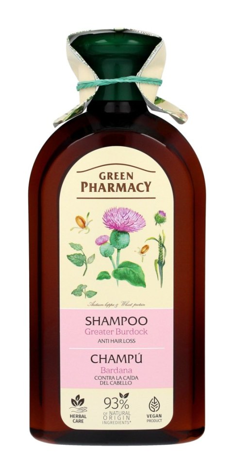 GREEN PHARMACY Szampon do każdego rodzaju włosów Łopian 350 ml