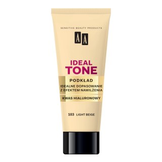 Make Up Ideal Tone podkład perfekcyjne dopasowanie 103 Light Beige 30ml