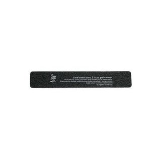 2-Way Nail File Coarse pilnik do paznokci prostokątny dwustronny 100/180 czarny 1szt