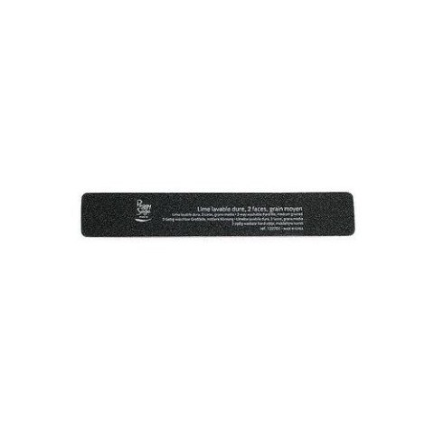 2-Way Nail File Coarse pilnik do paznokci prostokątny dwustronny 100/180 czarny 1szt