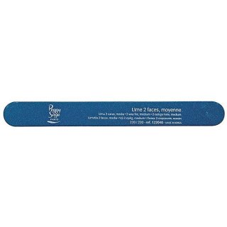 2-Way Nail File Medium pilnik do paznokci dwustronny 240/240 niebieski 1szt