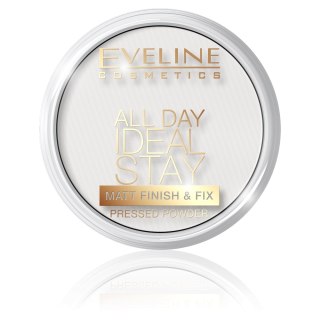 All Day Ideal Stay Matt Finish&Fix Pressed Powder matująco-utrwalający puder do twarzy 60 White 12g