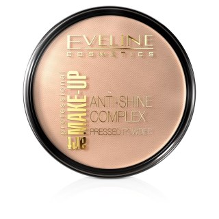 Art Make-Up Anti-Shine Complex Pressed Powder matujący puder mineralny z jedwabiem 34 Medium Beige 14g