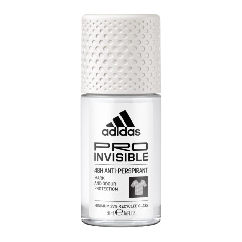 Adidas Pro Invisible Dezodorant roll-on dla kobiet 50ml Adidas Pro Invisible Dezodorant roll-on dla kobiet 50ml