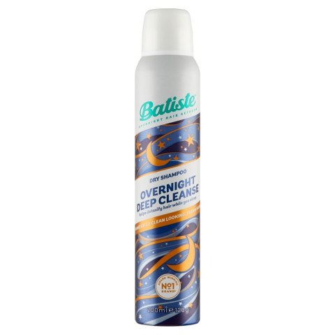BATISTE Overnight Deep Cleanse Suchy szampon do włosów - włosy przetłuszczające się 200 ml BATISTE Overnight Deep Cleanse Suchy szampon do włosów - włosy przetłuszczające się 200 ml