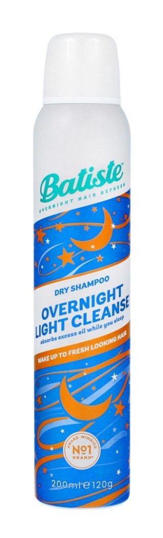 BATISTE Overnight Light Cleanse Suchy szampon do włosów - włosy odwodnione 200 ml