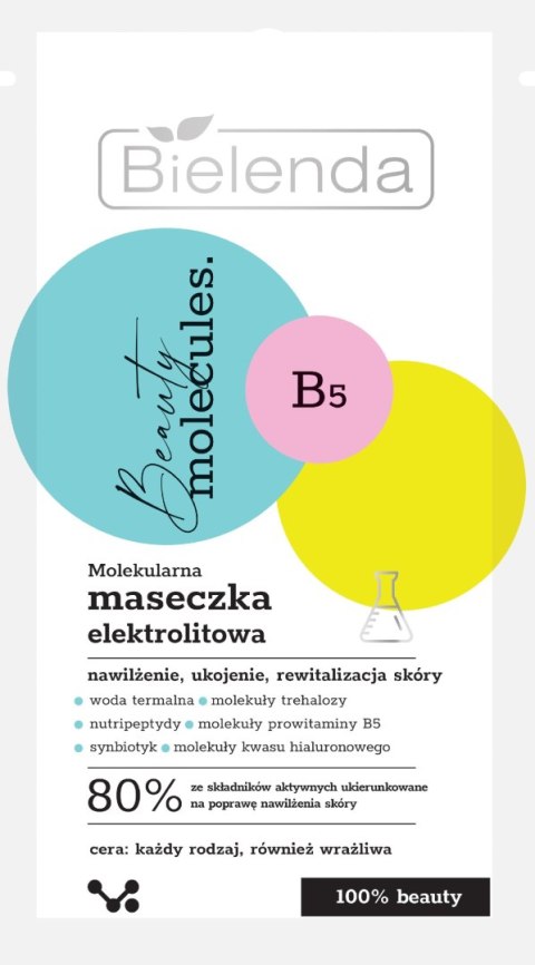 BIELENDA BEAUTY MOLECULES Molekularna Maseczka elektrolitowa 8g