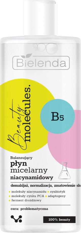 BIELENDA BEAUTY MOLECULES Molekularny Płyn micelarny niacynamidowy 500 ml