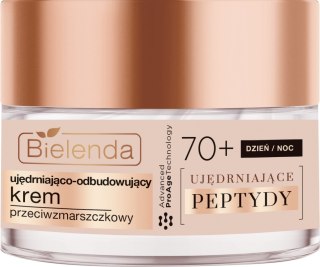 BIELENDA UJĘDRNIAJĄCE PEPTYDY 70+ Ujędniająco-Odbudowujący Krem przeciwzmarszczkowy 50ml