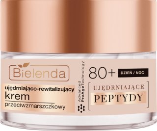 BIELENDA UJĘDRNIAJĄCE PEPTYDY 80+ Ujędniająco-Rewitalizujący Krem przeciwzmarszczkowy 50ml