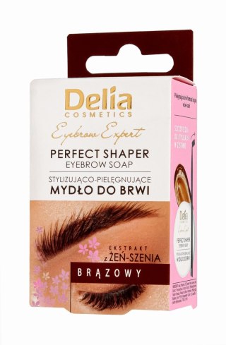 Delia Cosmetics Eyebrow Expert Stylizująco-Pielęgnujące Mydło do brwi - brązowe 10ml