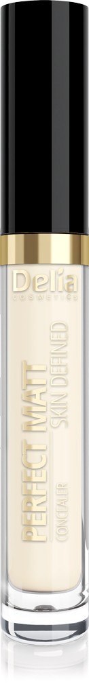 Delia Cosmetics Skin Defined Korektor matujący Perfect Matt nr 02 Ivory 3g