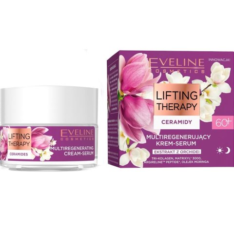 EVELINE Lifting Therapy Ceramidy 60+ Multiregenerujący krem-serum na dzień i noc 50 ml