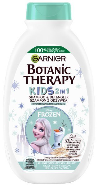 GARNIER Botanic Therapy Kids Szampon do włosów z odżywką 2w1 - Frozen 250 ml