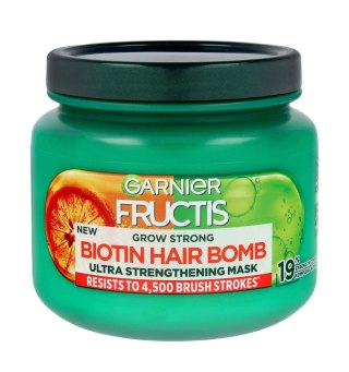 GARNIER Fructis Grow Strong Ultra Wzmacniająca Maska do włosów Biotin Hair Bomb 320ml