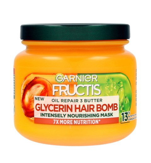 GARNIER Fructis Oil Repair 3 Butter Intensywnie Odżywiająca Maska do włosów Glycerin Hair Bomb 320ml GARNIER Fructis Oil Repair 3 Butter Intensywnie Odżywiająca Maska do włosów Glycerin Hair Bomb 320ml