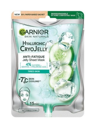 GARNIER Skin Naturals Maska żelowa na tkaninie Hyaluronic Cryo Jelly 27 g