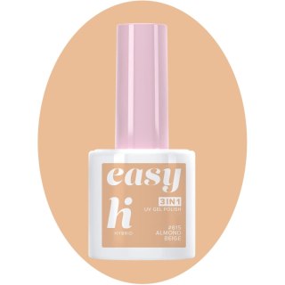 Hi Hybrid Lakier hybrydowy Easy 3w1 #615 Almond Beige 5ml