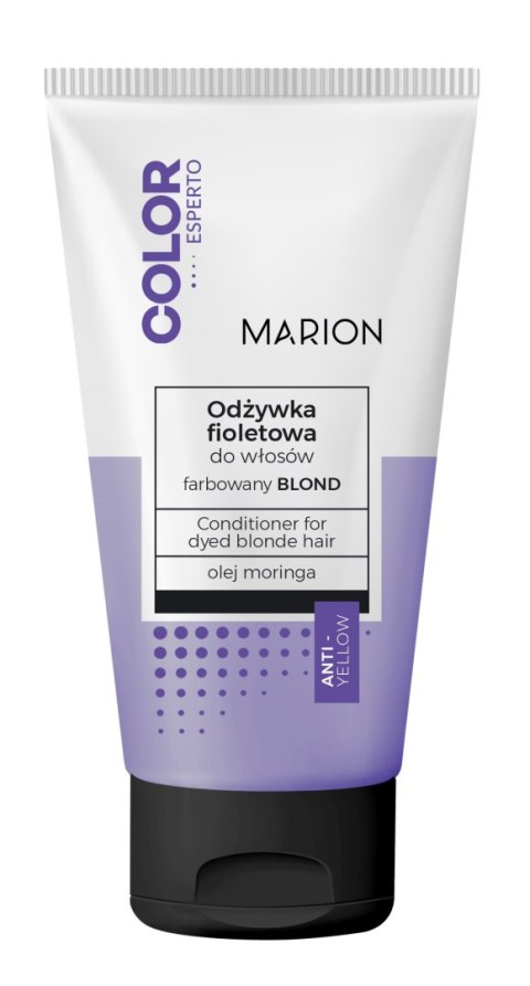 MARION Color Esperto Odżywka fioletowa do włosów - farbowany blond 150 ml MARION Color Esperto Odżywka fioletowa do włosów - farbowany blond 150 ml