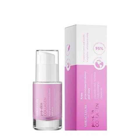 Miraculum Collagen Pro-Skin Krem przeciwzmarszczkowy pod oczy 15ml Miraculum Collagen Pro-Skin Krem przeciwzmarszczkowy pod oczy 15ml
