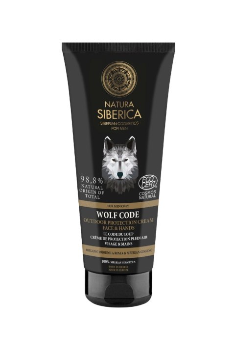 Natura Siberica Men Ochronny Krem do twarzy i dłoni Wolf Code dla mężczyzn 80ml