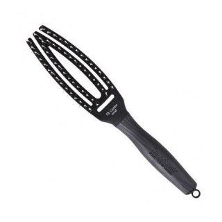 OLIVIA GARDEN Fingerbrush Combo Szczotka do rozczesywania włosów Small Black 1szt