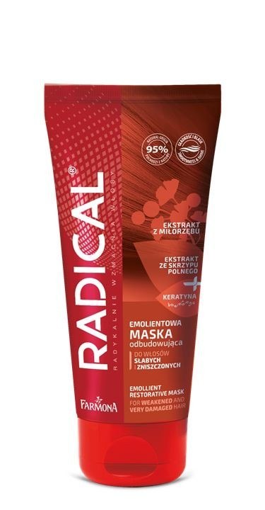 RADICAL Emolientowa maska odbudowująca do włosów słabych i zniszczonych 100 ml RADICAL Emolientowa maska odbudowująca do włosów słabych i zniszczonych 100 ml