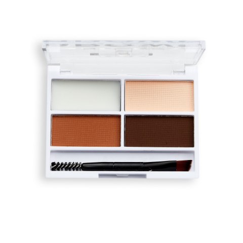 REVOLUTION Relove Brows Medium Paletka do modelowania brwi REVOLUTION Relove Brows Medium Paletka do modelowania brwi