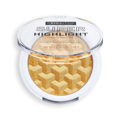 REVOLUTION Relove Super Highlight - Gold Rozświetlacz do twarzy REVOLUTION Relove Super Highlight - Gold Rozświetlacz do twarzy