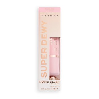 REVOLUTION Super Dewy Róż w płynie Blushing in Love 15ml