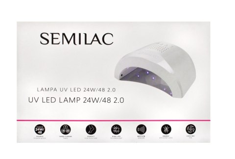 SEMILAC Lampa do paznokci UV LED 24W/48 2.0