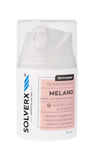 SOLVERX Dermopeel Dermomaska Melano z kompleksem kwasów - do skóry z przebarwieniami 50ml