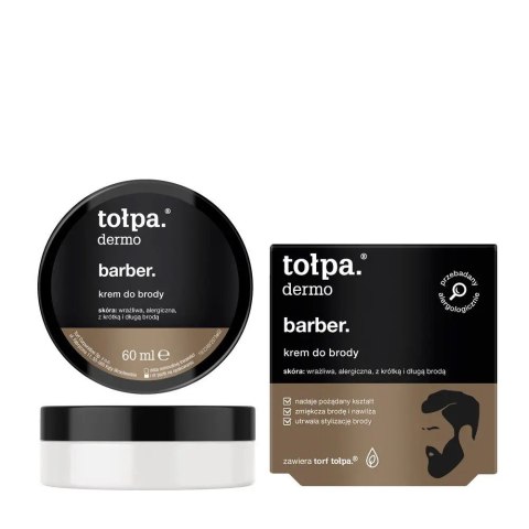 TOŁPA Dermo Barber Krem do brody 60 ml TOŁPA Dermo Barber Krem do brody 60 ml