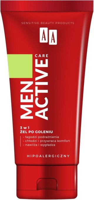 AA Men Active Care Żel po goleniu 3w1 100ml