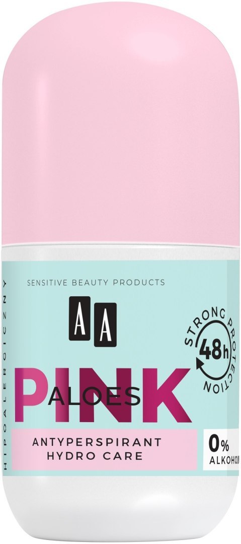 AA Pink Aloes Dezodorant antyperspirant roll-on 50ml AA Pink Aloes Dezodorant antyperspirant roll-on 50ml
