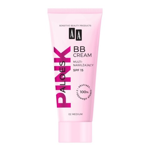 AA Pink Aloes Multi-nawilżający Krem do twarzy BB nr 02 Medium 30ml