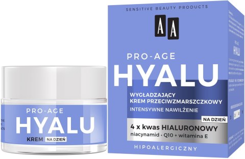 AA Pro-Age Hyalu Wygładzający Krem przeciwzmarszczkowy na dzień 50ml AA Pro-Age Hyalu Wygładzający Krem przeciwzmarszczkowy na dzień 50ml