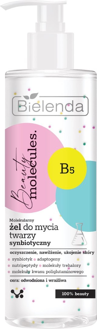 BIELENDA BEAUTY MOLECULES Molekularny Żel do mycia twarzy niacynamidowy 195 g