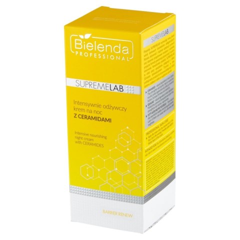 BIELENDA PROFESSIONAL Supremelab Barrier Renew Intensywnie odżywczy krem na noc z ceramidami 50 ml