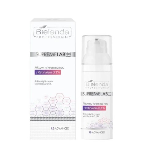 BIELENDA PROFESSIONAL Supremelab Re-Advanced Aktywny krem na noc z Retinalem 50 ml