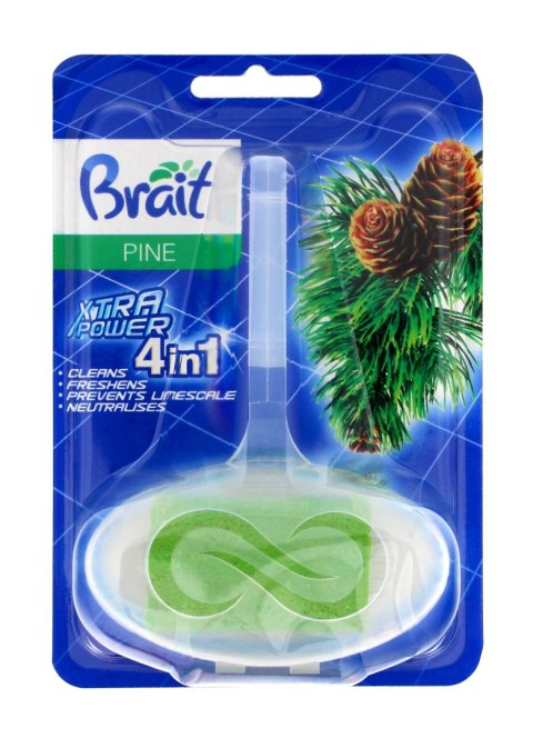 Brait Xtra Power Kostka toaletowa do WC w koszyku - Pine 40g Brait Xtra Power Kostka toaletowa do WC w koszyku - Pine 40g