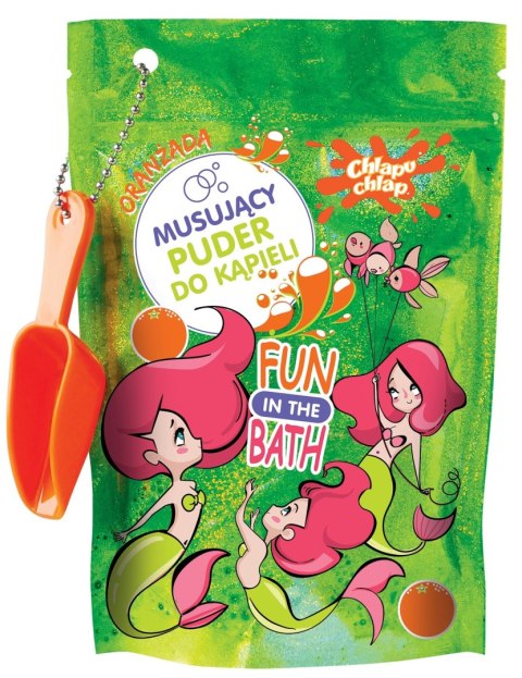 CHLAPU CHLAP Puder do kąpieli - Oranżada 150g CHLAPU CHLAP Puder do kąpieli - Oranżada 150g